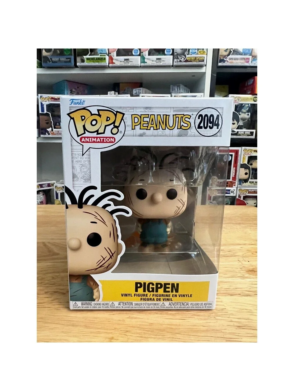 Pigpen Peanuts Funko Pop #2094 Charlie Brown Comics Cartoons Animation Schulz